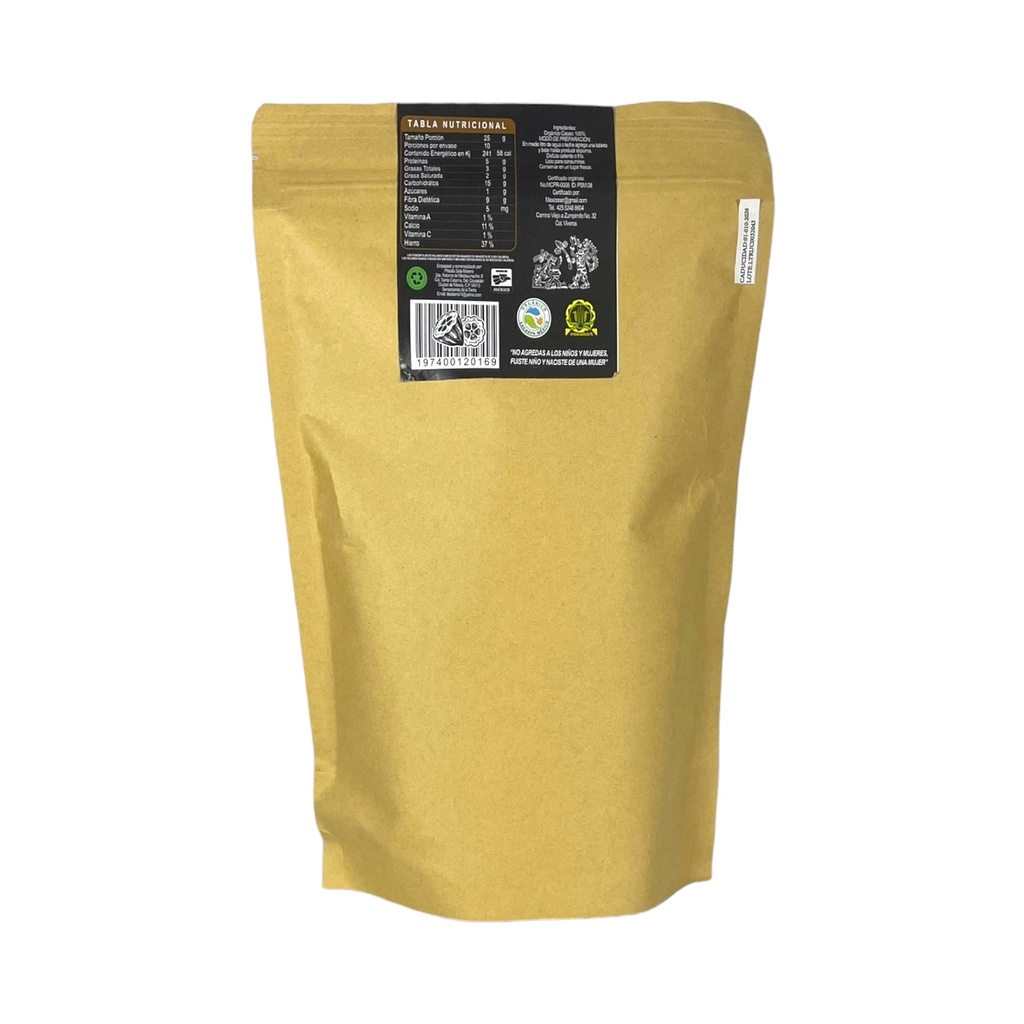 Chocolate amargo 90% cacao 85gr CACEP