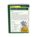 Té orgánico de manzanilla con lavanda (16 sobres) 24gr TRADITIONAL MEDICINALS