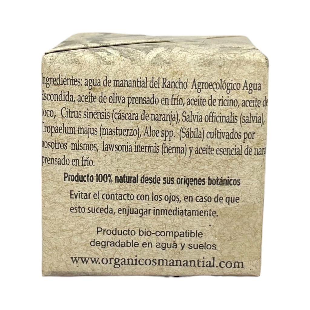 Champú en barra de henna 90gr MANANTIAL DE LAS FLORES