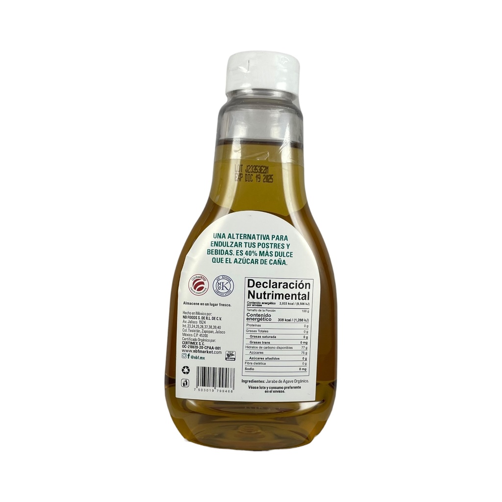 Jarabe de agave 500ml NBF