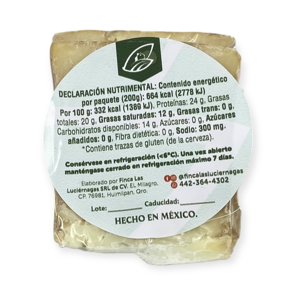 Queso de oveja Andante 200gr FINCA LAS LUCIERNAGAS