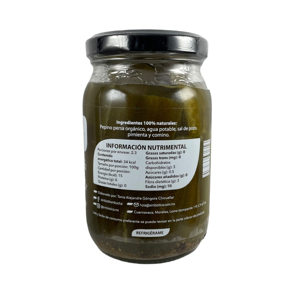 Pepinillos 230gr SIMBIOTICA