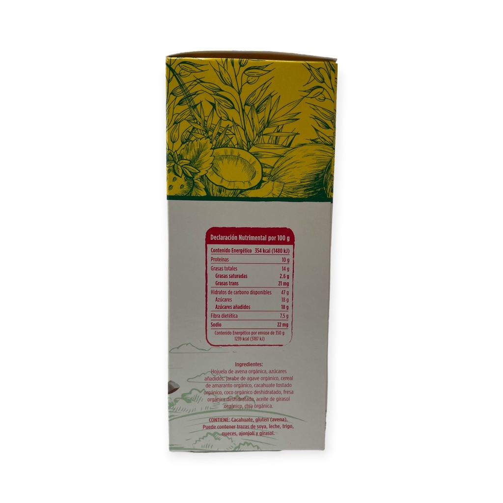 Granola con fresa 350gr CAMPO VIVO 
