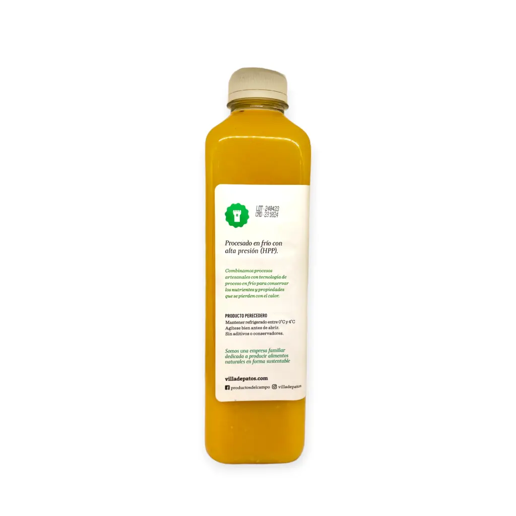 Jugo de naranja 1L VILLA DE PATOS