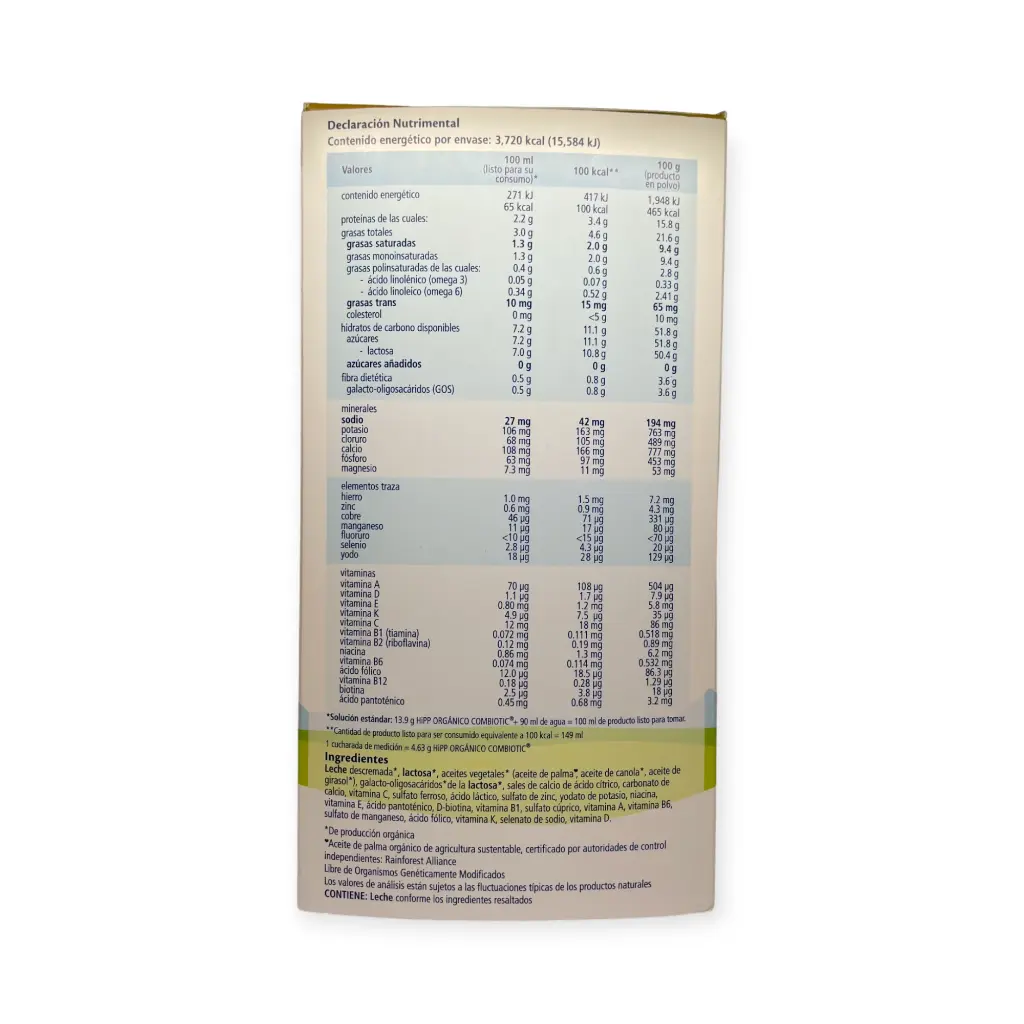 Fórmula para bebé de 1-3 años 800gr HIPP