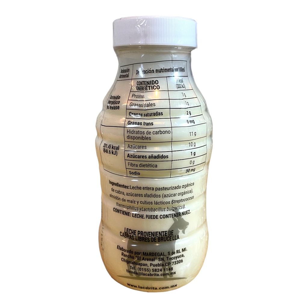 Yoghurt de cabra natural 250ml LA CABRITA