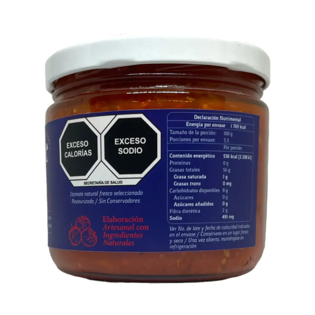 Salsa pomodoro artesanal 330gr PIACERE