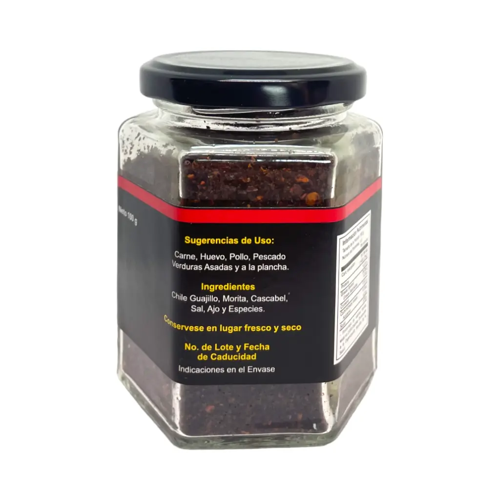 Salsa seca de tres chiles 100gr LA CONCORDIA