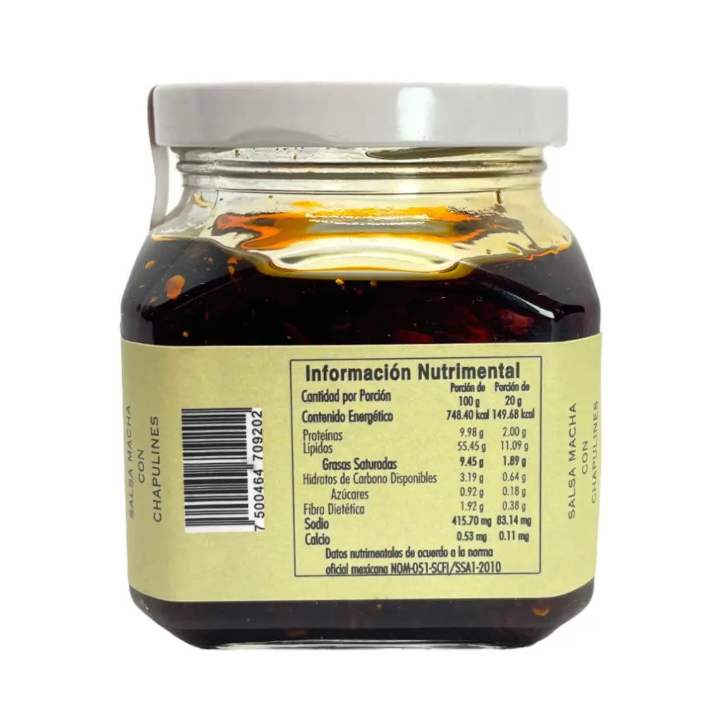 Salsa macha con chapulín 190gr KAKULI
