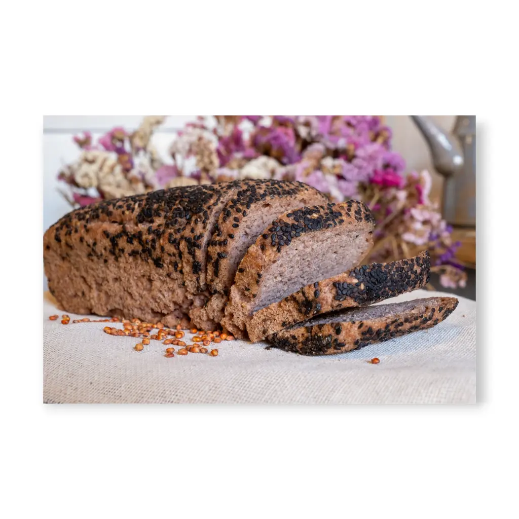 Pan sin gluten de sorgo con ajonjolí 580gr PAN VALLE