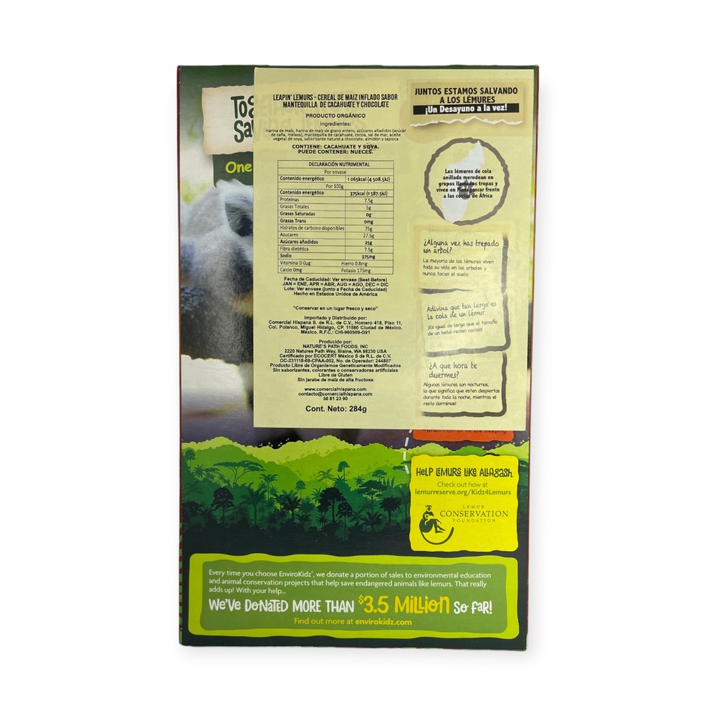 Cereal Leapin Lemurs 284gr NATURE'S PATH