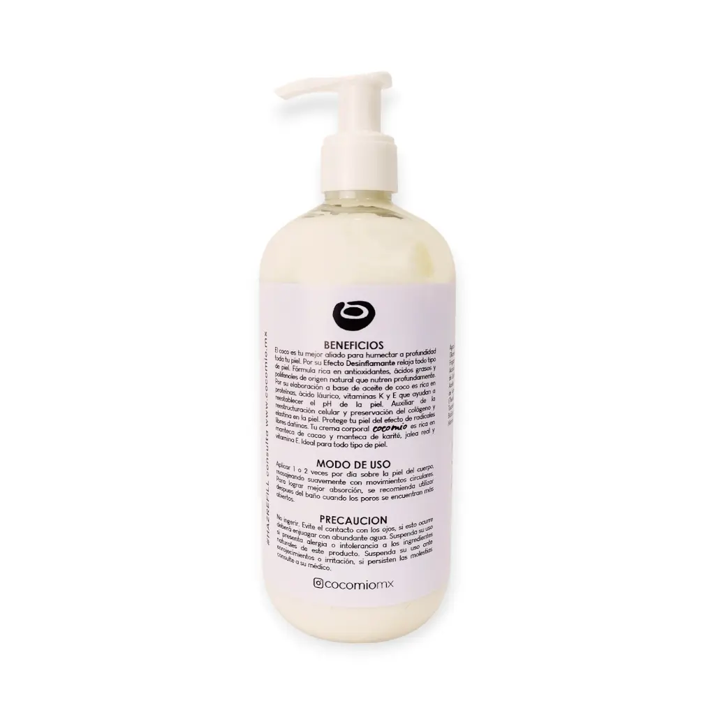 Crema corporal de coco 500ml COCOMIO