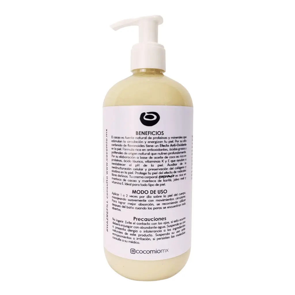 Crema corporal de coco y chocolate 500ml COCOMIO
