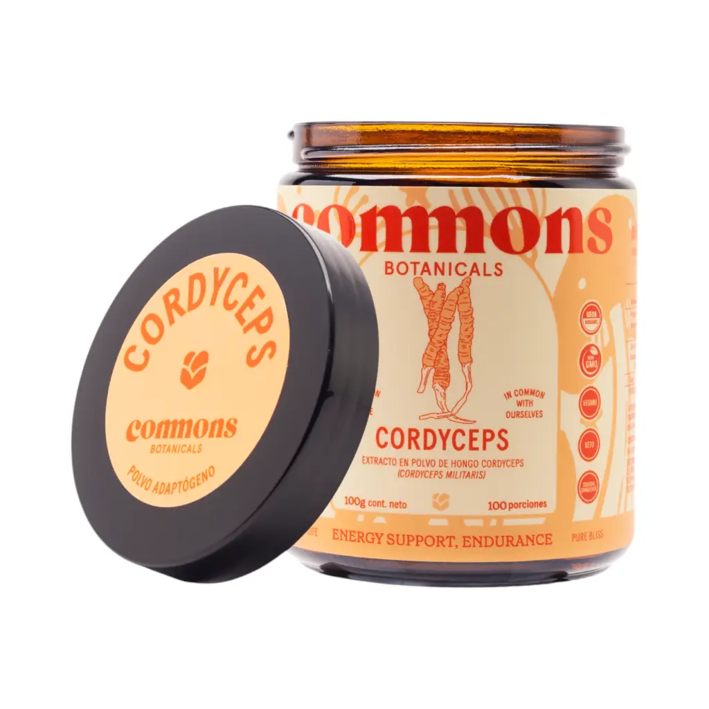 Hongo cordyceps en cápsulas 120pz COMMONS