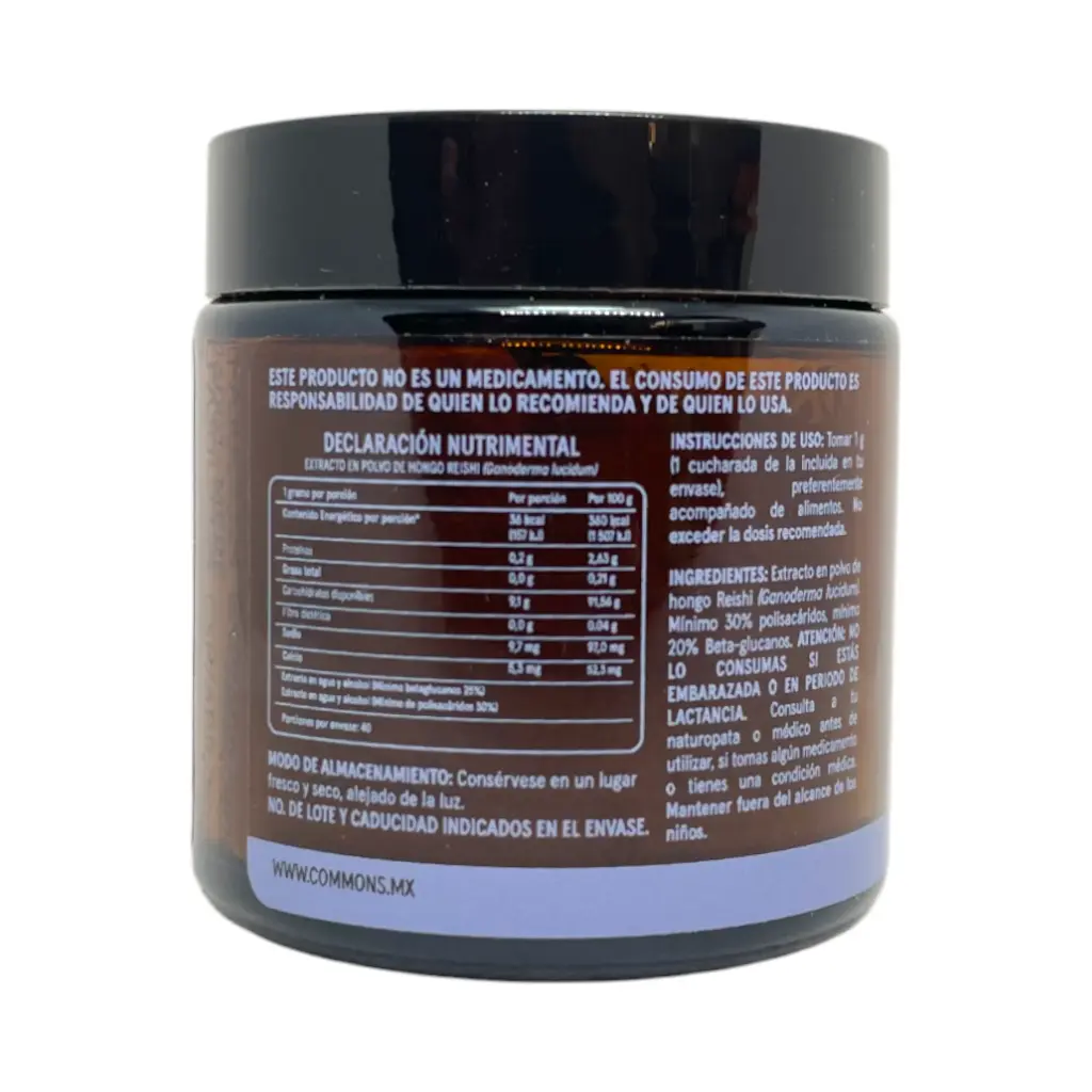 Hongo reishi 50gr COMMONS