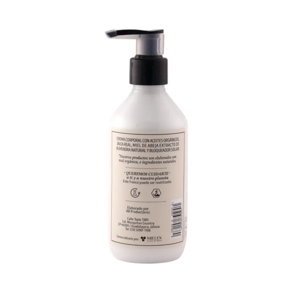 Crema corporal de almendra 250ml ABEJA REYNA