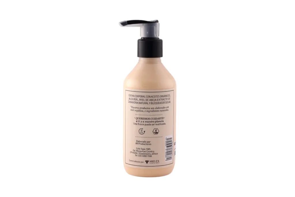 Crema corporal de zanahoria 250ml ABEJA REYNA