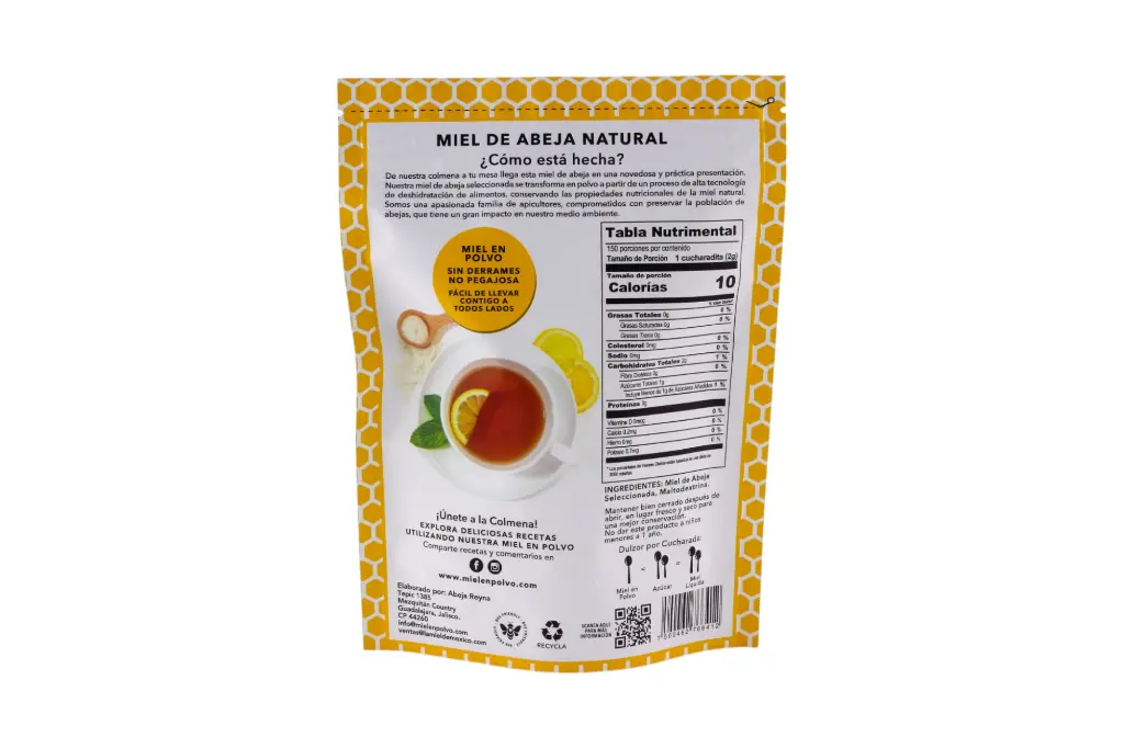 Miel en polvo deshidratada 300gr ABEJA REYNA