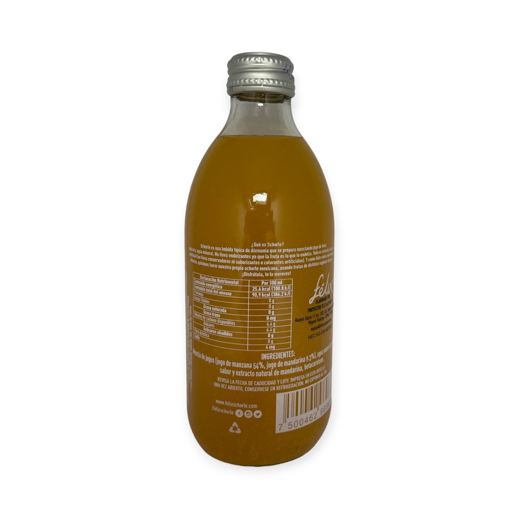 Schorles Mandarina 355ml FÉLIX 