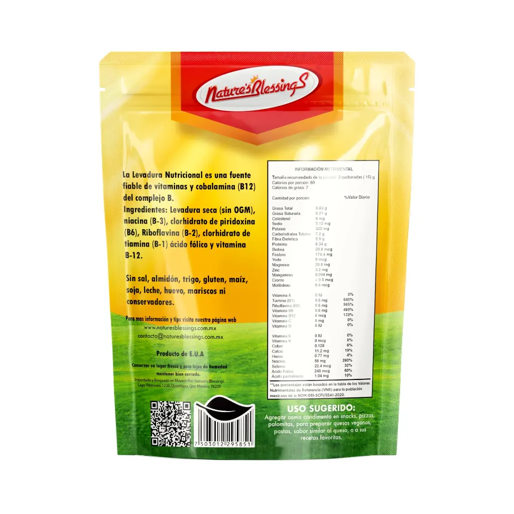 Levadura nutricional 200gr NATURE´S BLESSINGS
