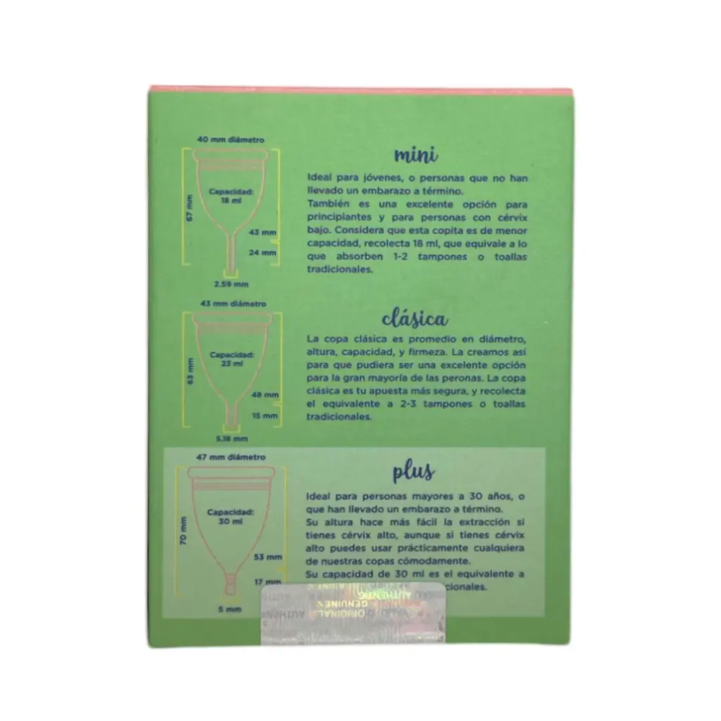 Copa menstrual Laiki Plus LANI