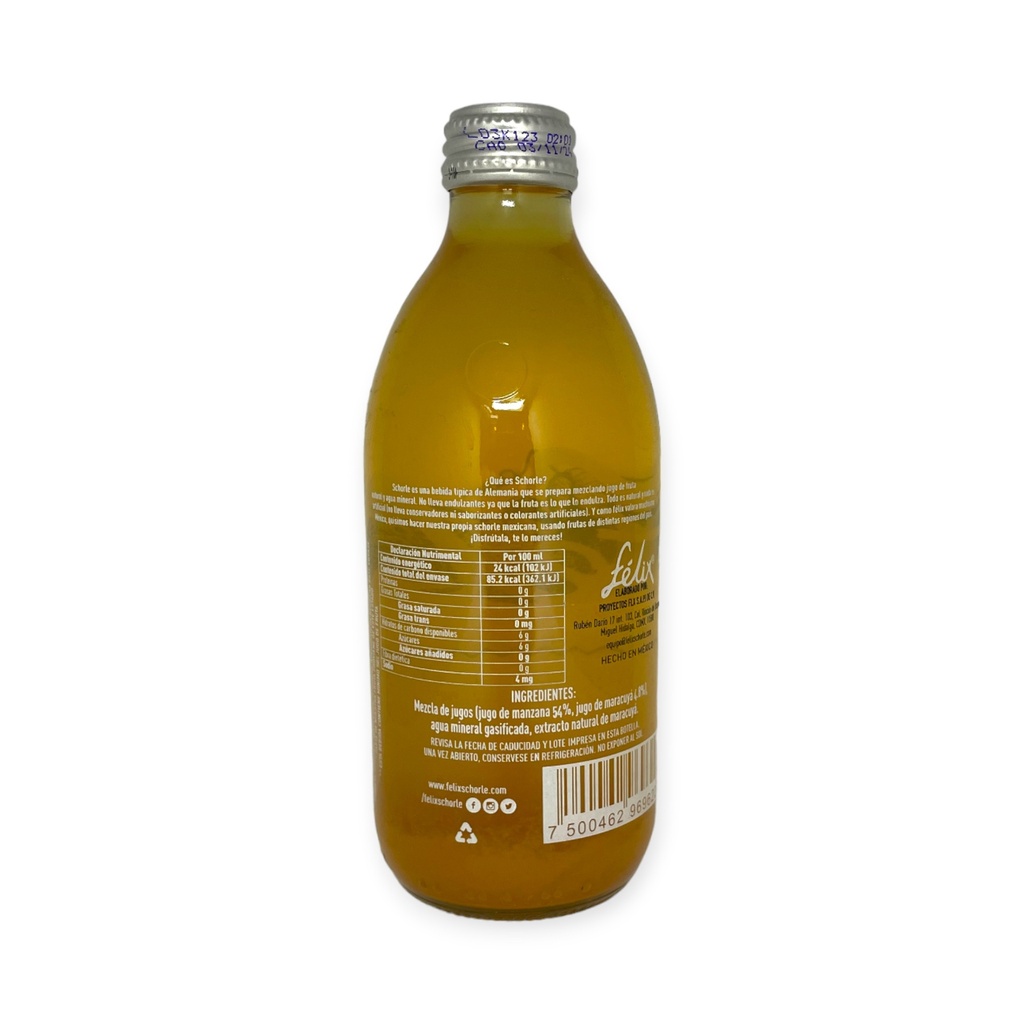 Schorles Maracuyá 355ml FÉLIX 