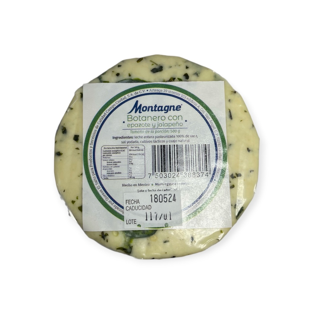 Queso botanero 500gr MONTAGNE