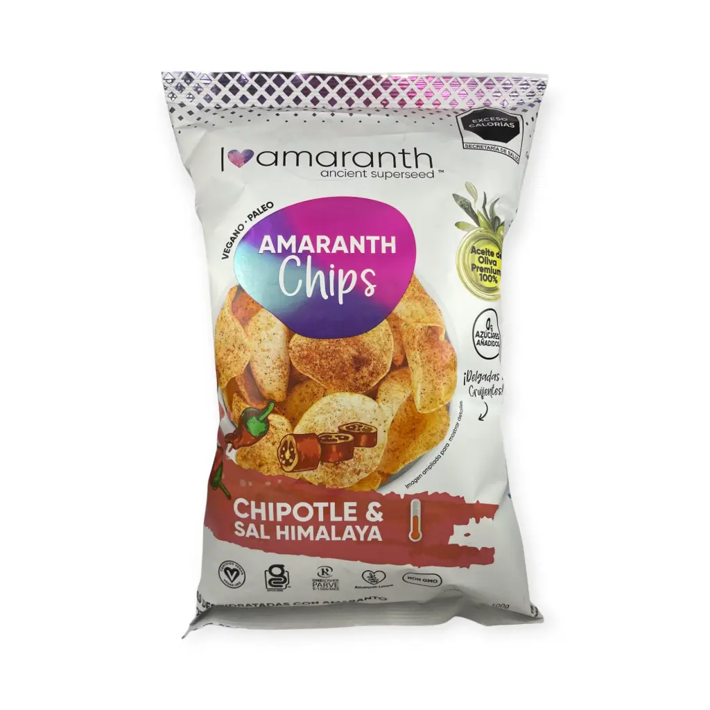 [7503028419081] Chips de chipotle 100gr IAMARANTH