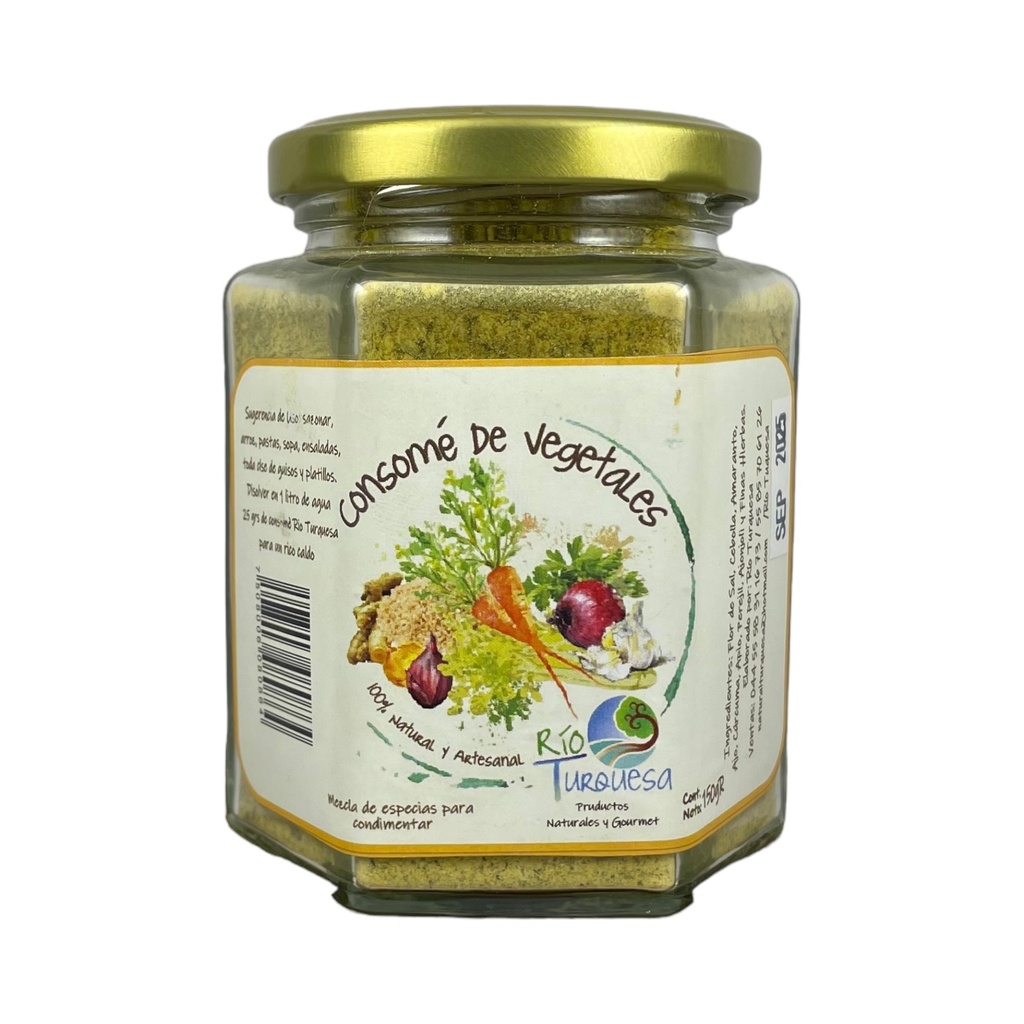 Consomé de vegetales 150gr RÍO TURQUESA
