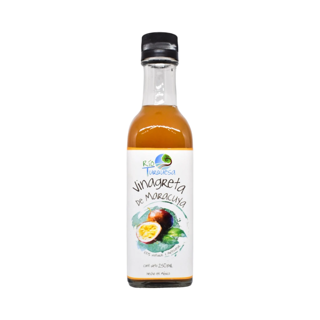 Vinagreta de maracuyá 250ml RÍO TURQUESA