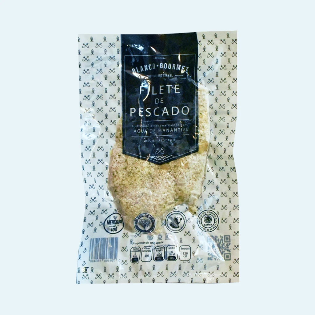 Filete de pescado empanizado (libre de gluten) BLANCO GOURMET