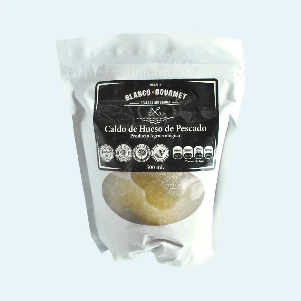 Caldo de hueso de pescado 500ml BLANCO GOURMET