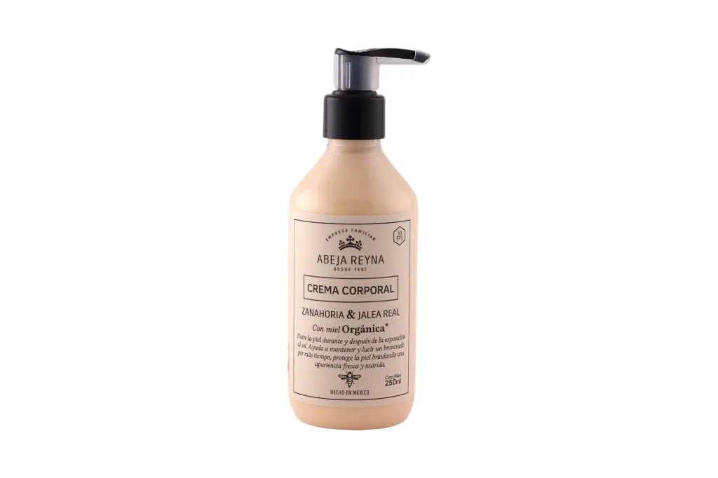 Crema corporal de zanahoria 250ml ABEJA REYNA