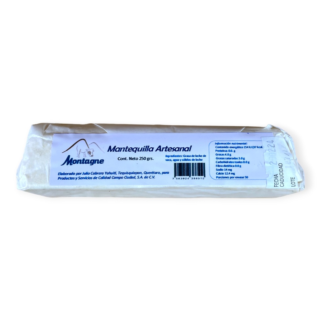 [7503024388510] Mantequilla 250gr MONTAGNE