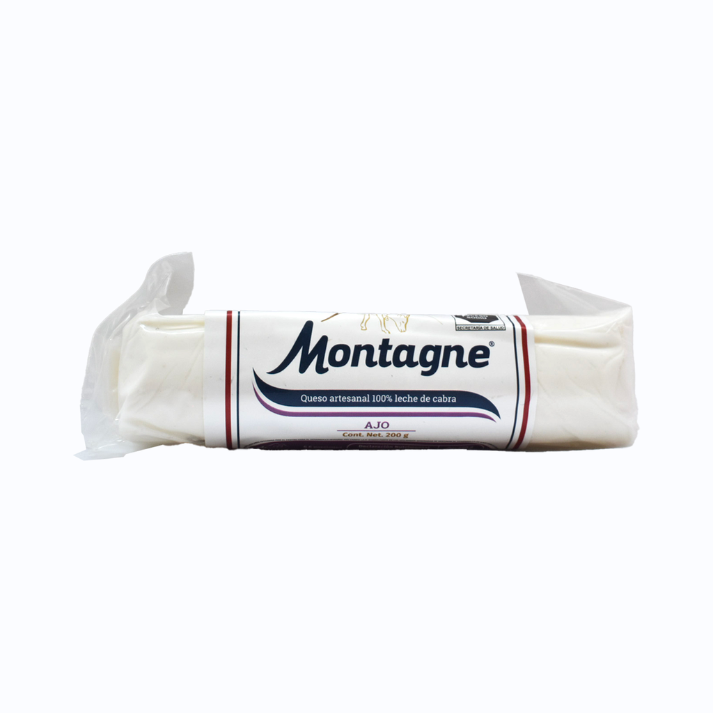 Queso de cabra con ajo 200gr MONTAGNE