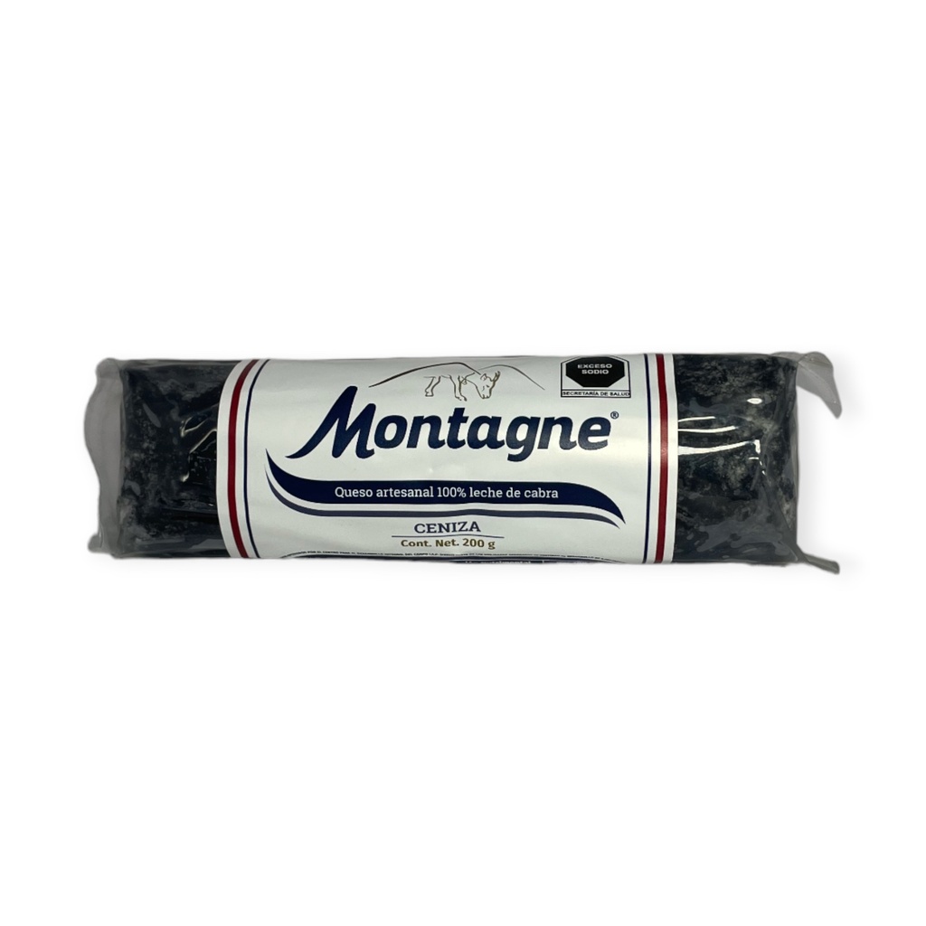 Queso de cabra con ceniza 200gr MONTAGNE