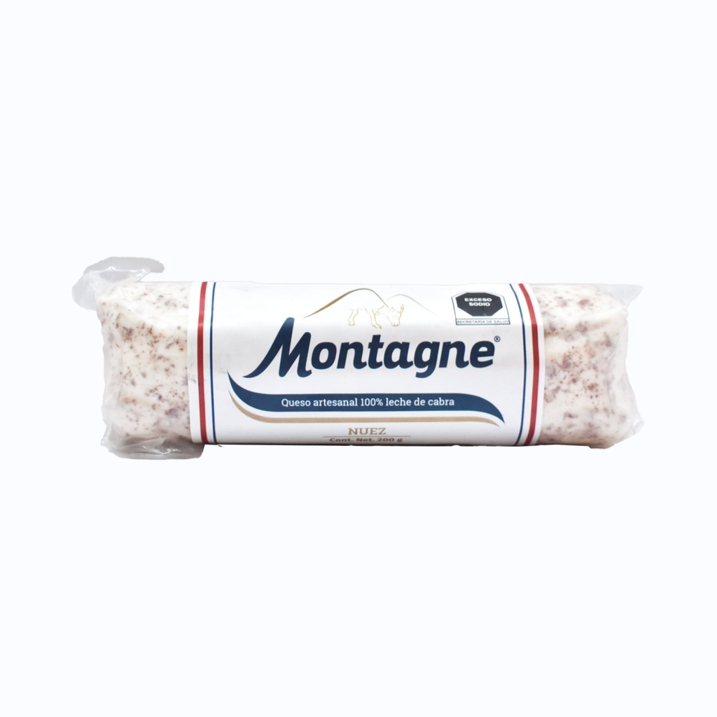 [7503024388046] Queso de cabra con nuez 200gr MONTAGNE