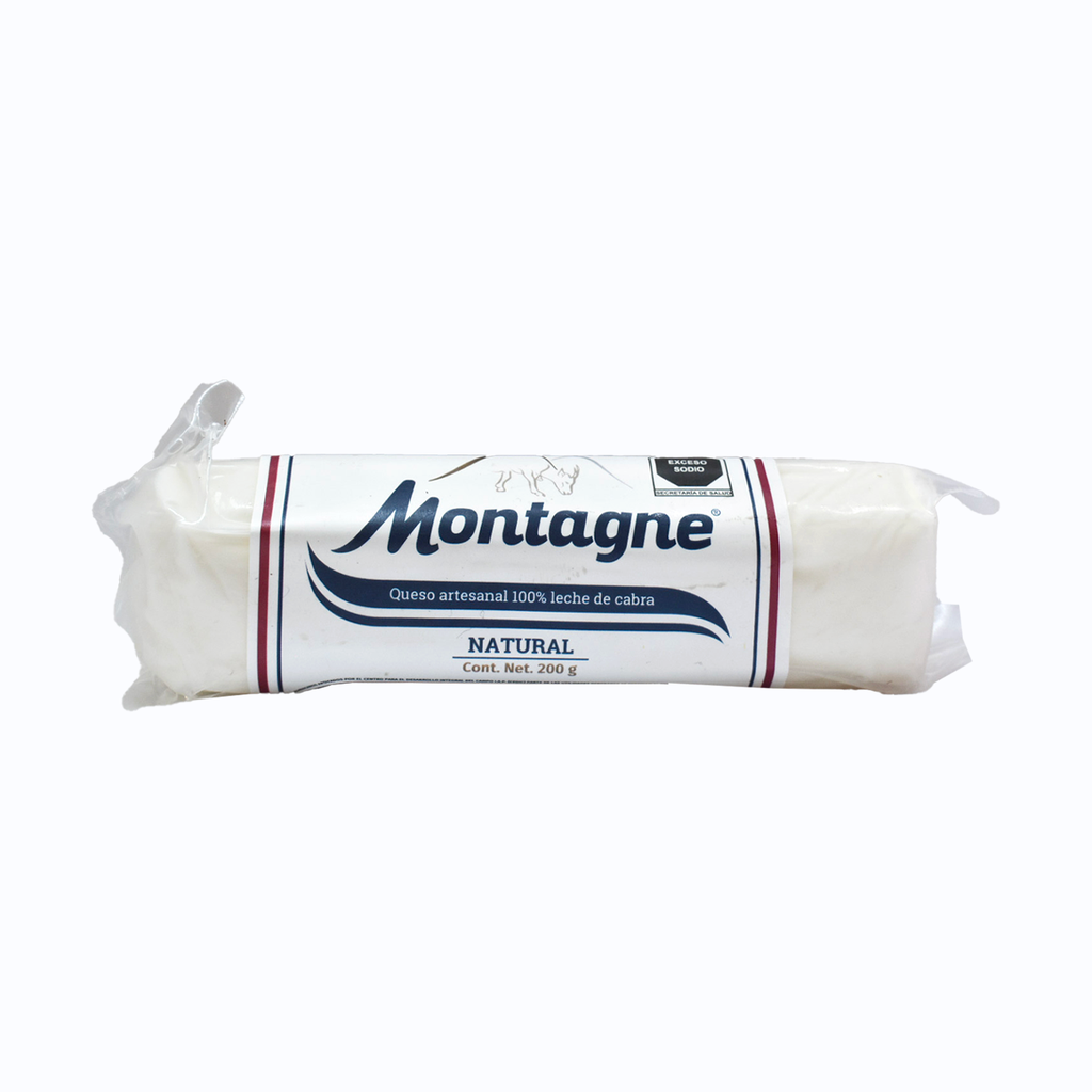 Queso de cabra natural 200gr MONTAGNE