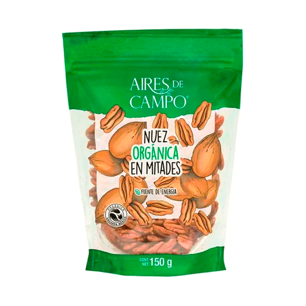 Nuez orgánica en mitades 150gr AIRES DE CAMPO