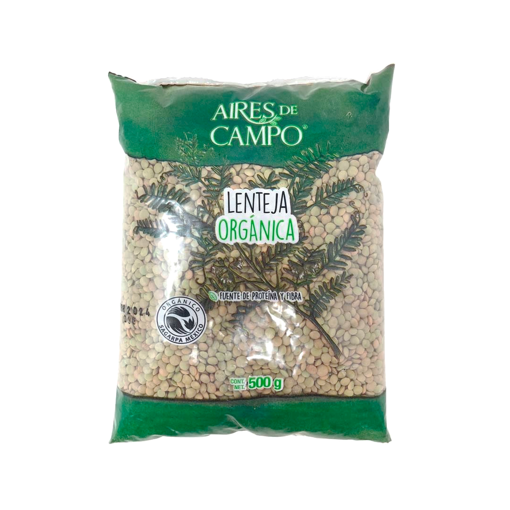 Lenteja orgánica 500gr AIRES DE CAMPO