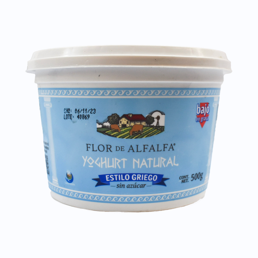 [7503002671870] Yoghurt griego 500gr FLOR DE ALFALFA