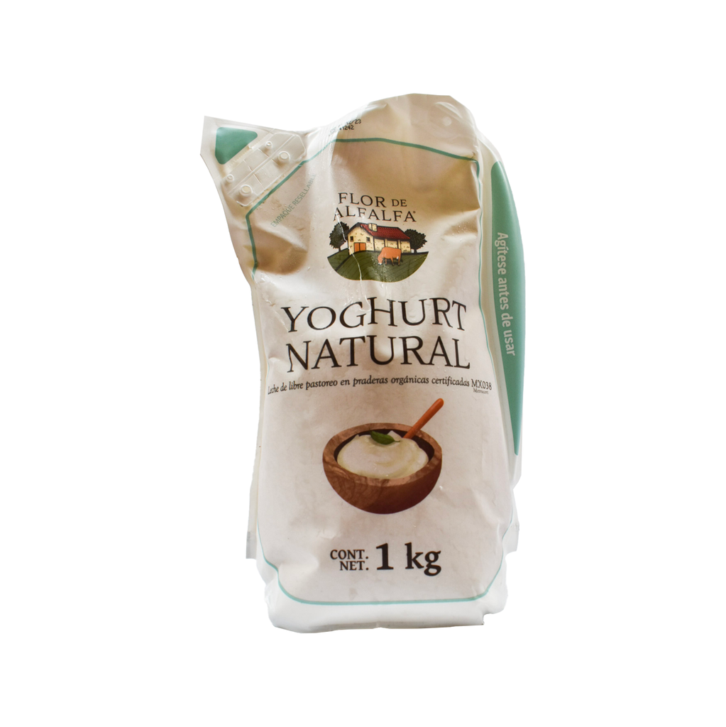 Yoghurt natural 1kg FLOR DE ALFALFA
