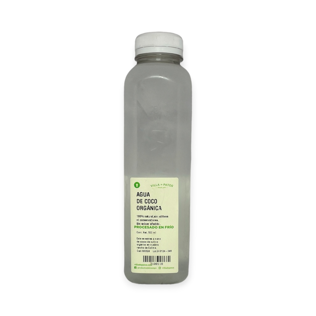 [7503008497344] Agua de coco 500ml VILLA DE PATOS
