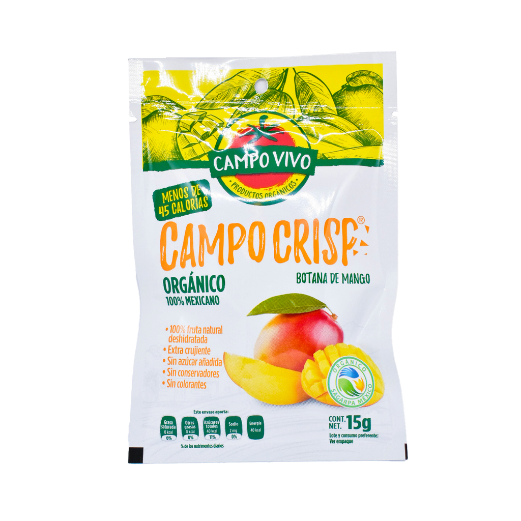 [7502236171798] Campo Crisp Mango 15gr CAMPO VIVO