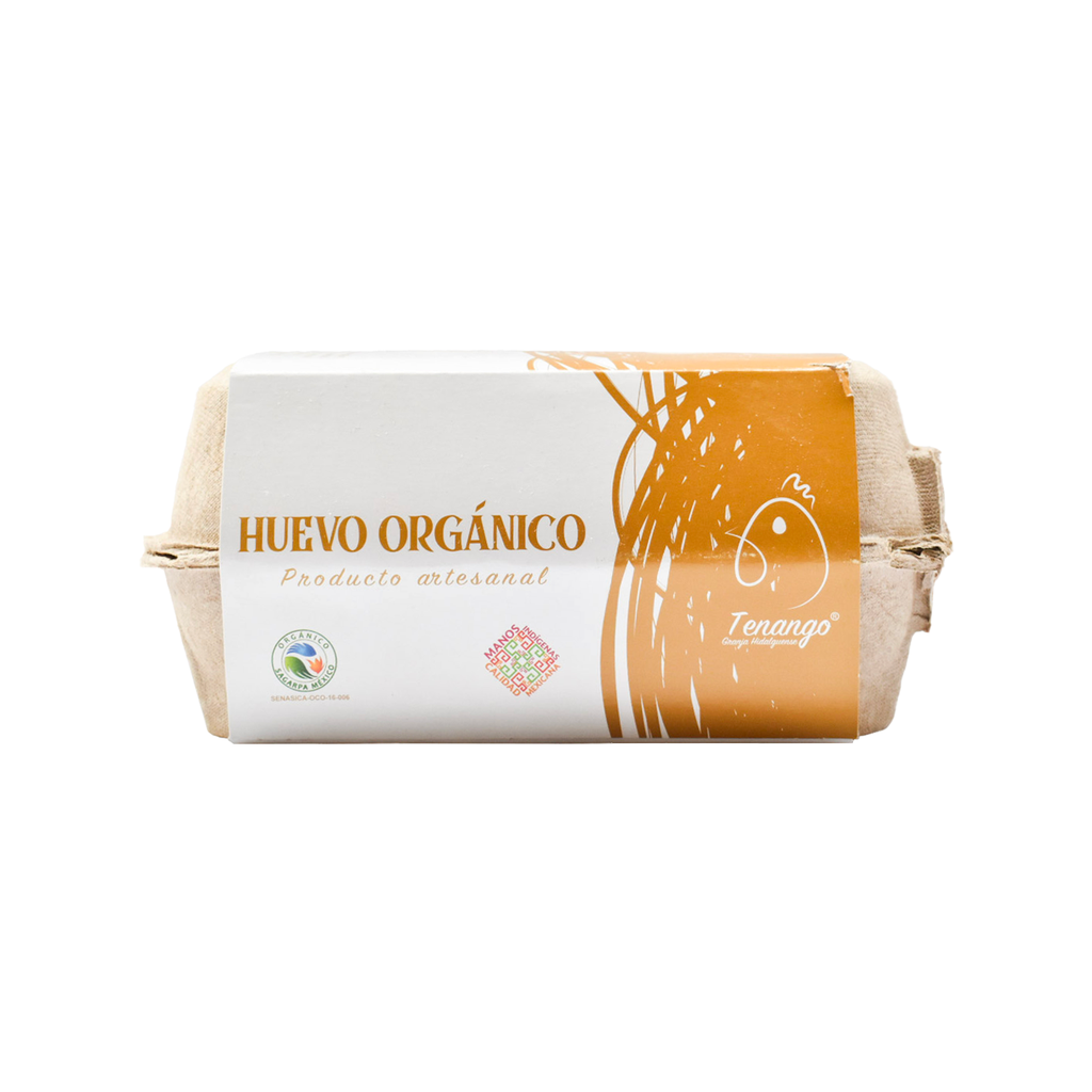 Huevo orgánico blanco 6pz TENANGO