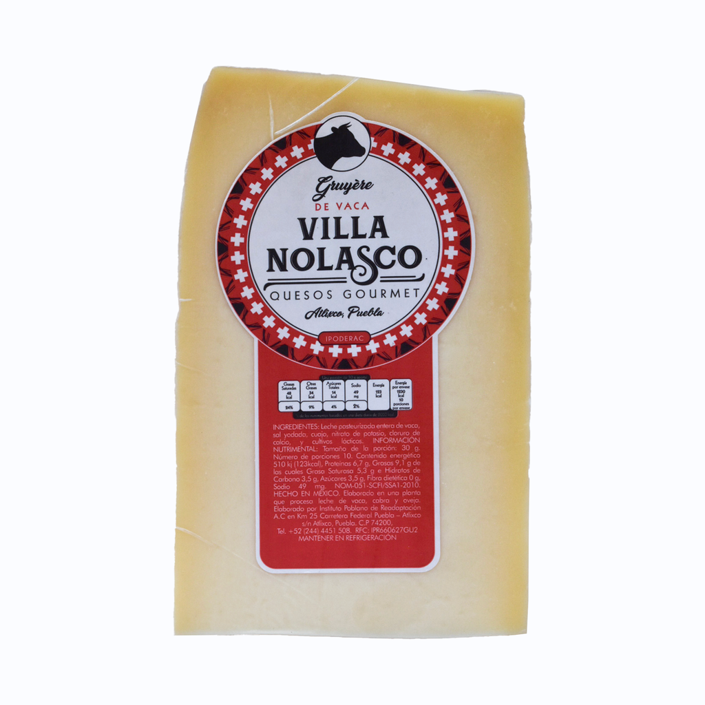 Queso gruyer triángulo kg VILLA NOLASCO