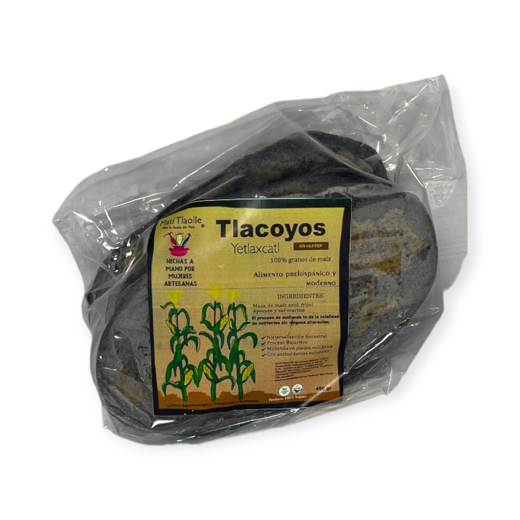 Tlacoyos de frijol 5pz MATI TLAOLLE