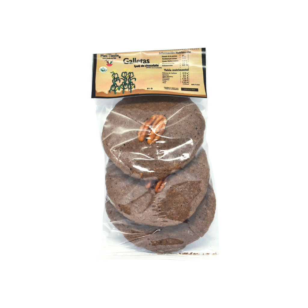 Galletas integrales surtidas de chocolate 81gr MATI TLAOLLE