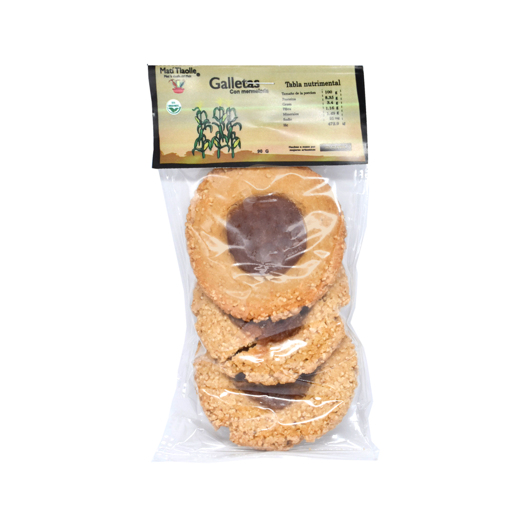 Galletas integrales con mermelada 90gr MATI TLAOLLE