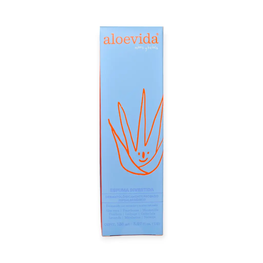 Shampoo en espuma para cuerpo y cabello 150ml ALOE VIDA